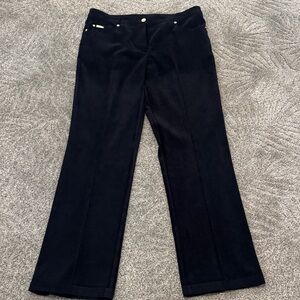 St. John Black Trousers with Gold Details